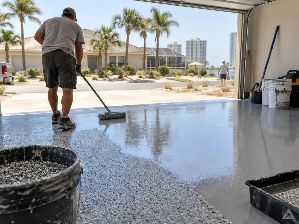 Garage Floor Coating in Daytona Beach, FL